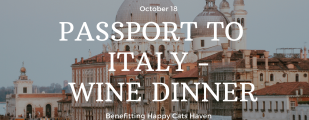 Passport to Italy Wine Dinner 10.18.22